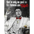 Tony montana go and get yours canvas wall art living room decor