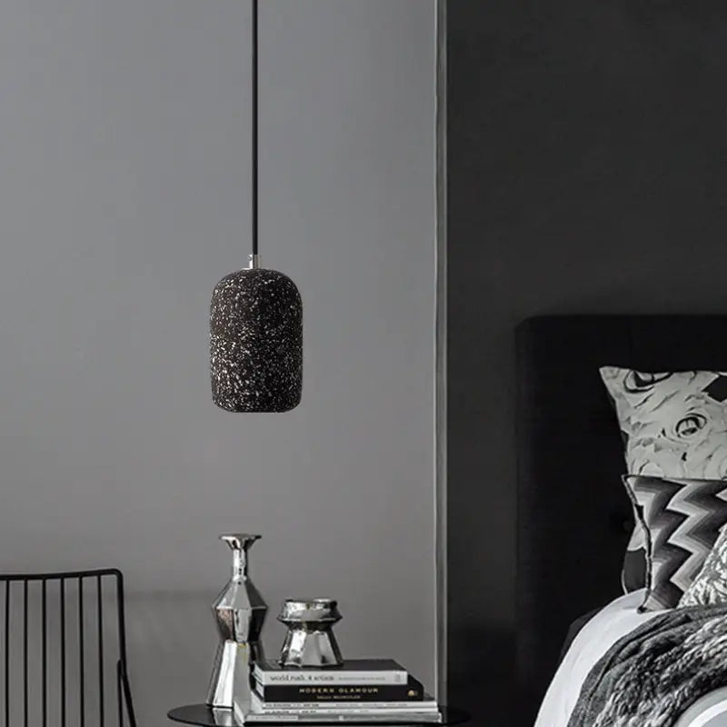 Industrial cement pendant lamp – kitchen & dining room light