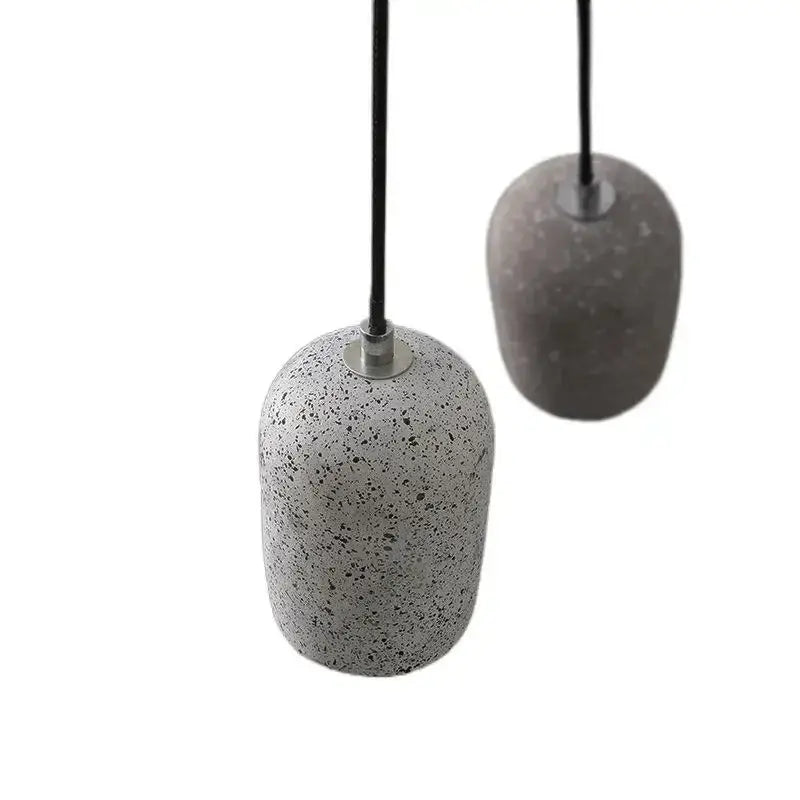 Industrial cement pendant lamp – kitchen & dining room light