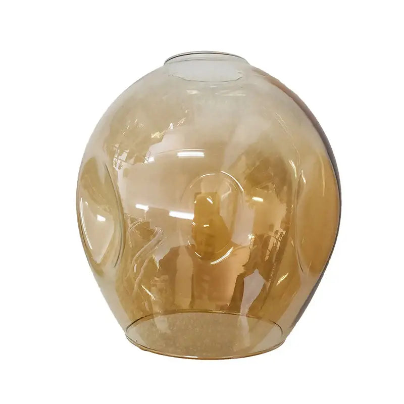 Nordic glass ball led chandelier black & gold dining room