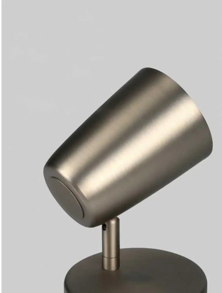 Modern brushed nickel wall sconces bedroom conical spotlight