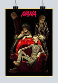 Nostalgic japan anime nana black kraft poster bedroom wall art