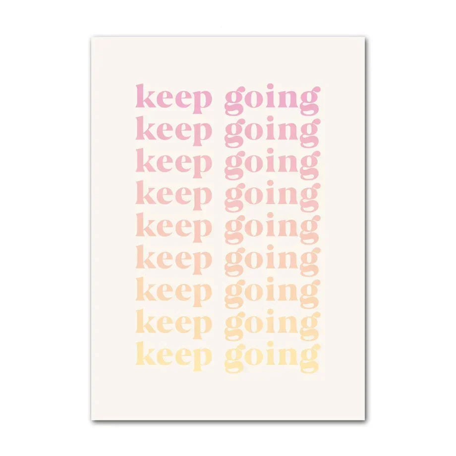 Minimalist cream & sage be kind wall art print bedroom decor