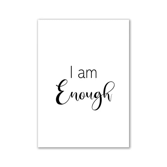 Modern pink aesthetic wall art bedroom minimalist quote poster