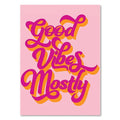Funny pink quote art poster set bedroom motivational wall decor