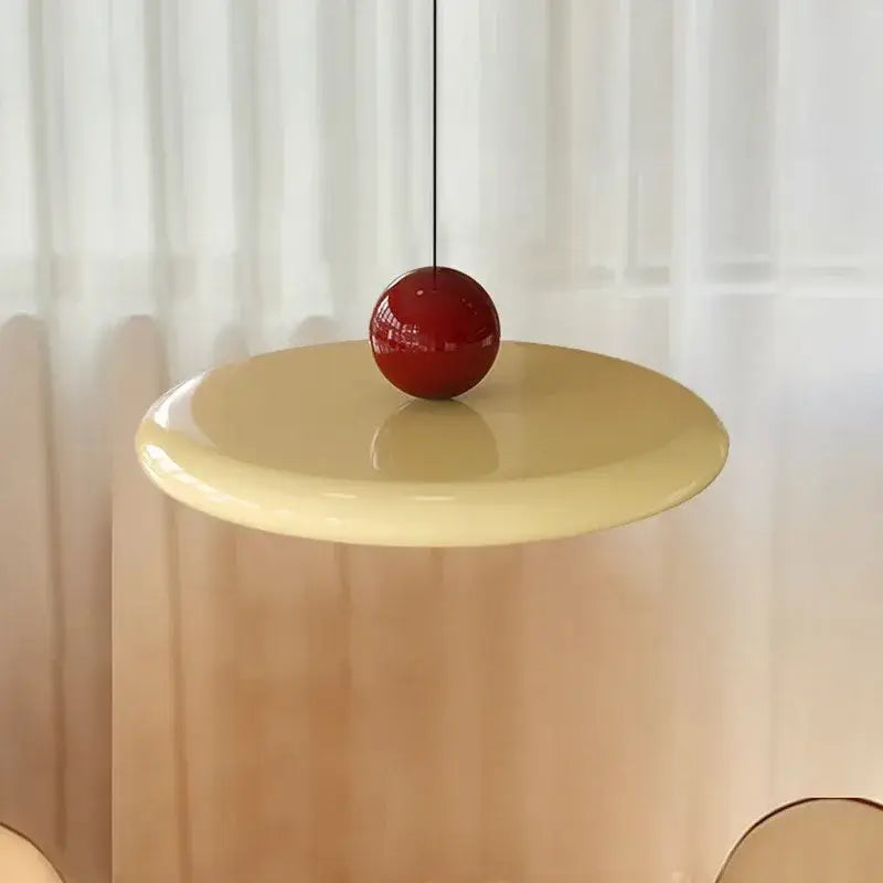 Modern red rotatable led pendant light – kitchen adjustable arm