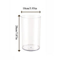 Modern shatterproof clear acrylic cylinder vase dining room decor