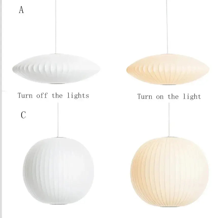 Modern ribbed white led pendant lamp – dining room geometric light