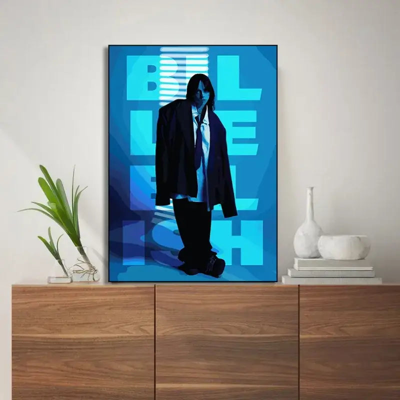 Singer b-billies canvas art print bedroom wall decor