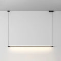 Modern black linear led island lamp kitchen pendant light