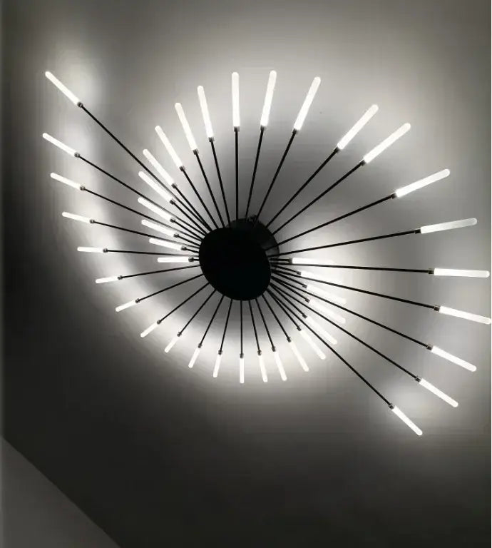 Modern gold nordic led ceiling light for living room