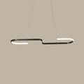 Modern gold interlocking ring pendant light dining room ceiling lamp
