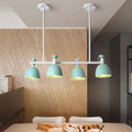 Modern mint green 4-light pendant – dining room 110v-120v light