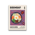 Bibimbap tasty world cuisine wall art kitchen decor poster