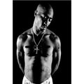 Iconic black & white tupac canvas print bedroom hip hop wall art