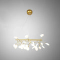 Modern gold linear firefly pendant lighting for living room