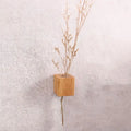 Modern dark wood magnetic test tube vase living room wall decor