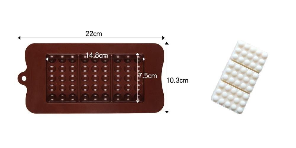 Digit Silicone Chocolate Mold Non-Stick Cake Mould Jelly Candy 3D Molds Kitchen Accessories Reusable Baking Tools Silicone Letter Mold And Number Candy Molds