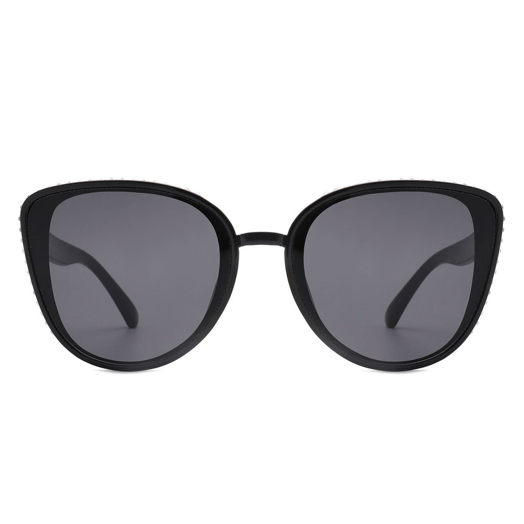 Women Rhinestone Fashion Cat Eye Sunglasses