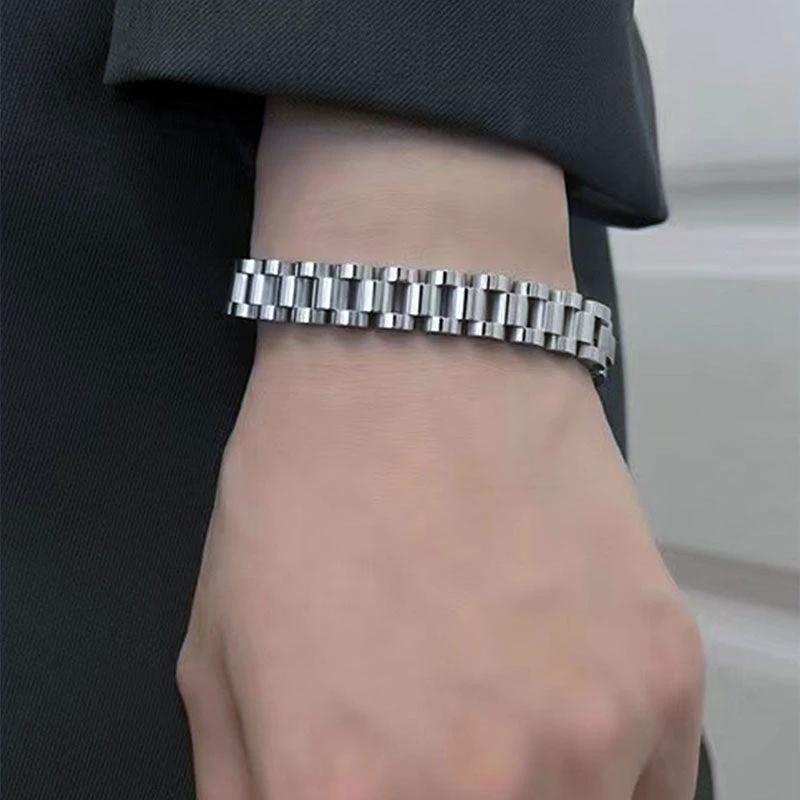 Men's Stainless Steel Watch Band Bracelet
