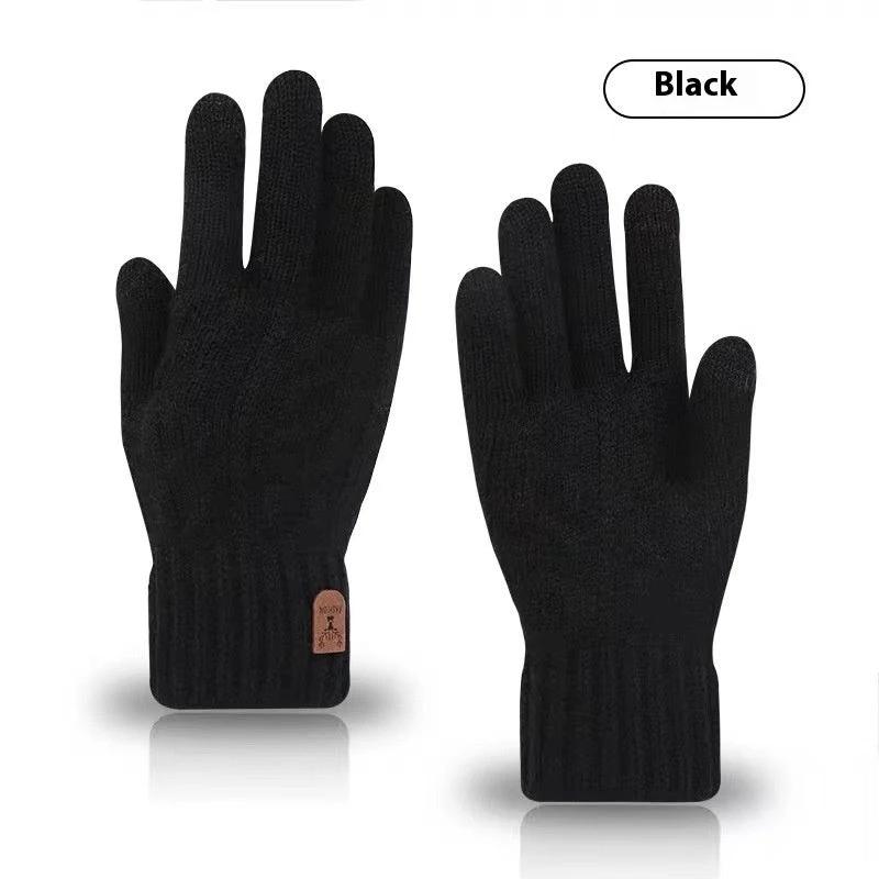 Men's Cold-proof Wool Knitted Gloves