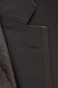 "Edge" Black Tuxedo Jacket Notch (Separates)