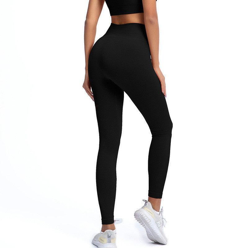 Elegant Blue Yoga Pants High Waisted Gym Leggings Yoga Leggings Seamless Gym Push Up Workout Stretch Fitness Sweatpants Ultra Soft Leggings Tight Sport Women Fitness Seamless Female Legging Tummy Control Running Pants For Training