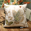 DecorBites™ Butterfly & Dragonfly Sofa Cushion Cover, European Embroidered Design