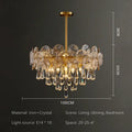 DecorBites™ 2024 Crystal Chandelier for Luxurious Living Spaces