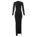 High Slit High Waist Slim Fit Dress Women