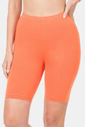 Zenana High Waist Bermuda Shorts