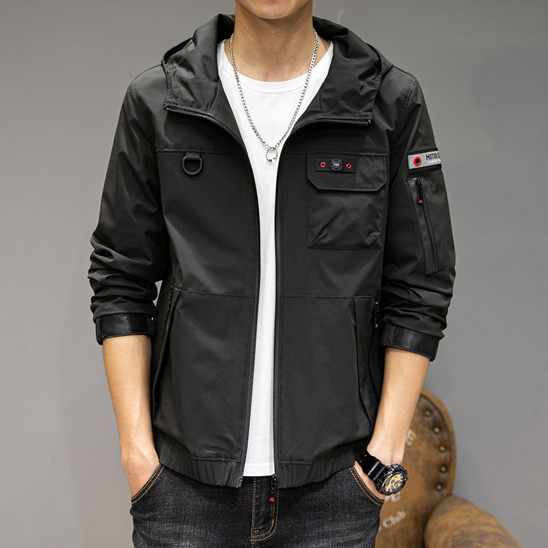 Casual Jacket Oversized Men's Work Jacket Clothes