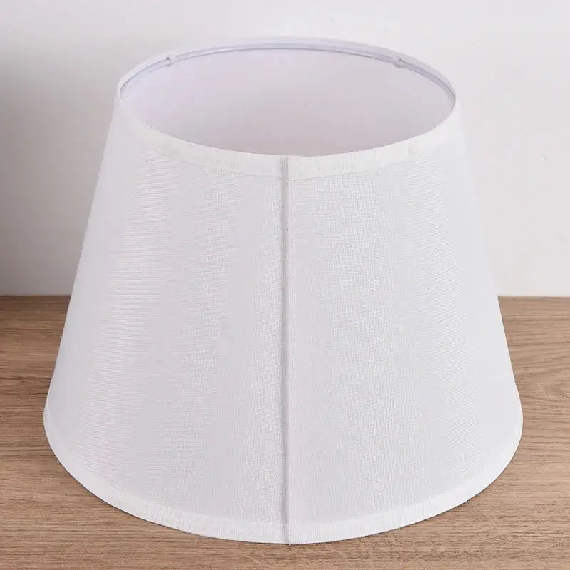Floral bird hand painted ceramic table lamp with 30cm white fabric shade
