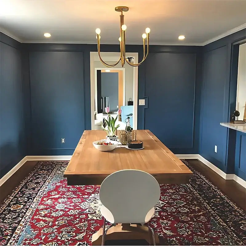 French style gold & black pendant light chandelier dining room