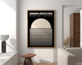 Bauhaus black & white geometric art canvas prints living room decor