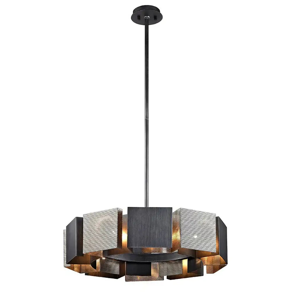DecorBites™ Black Metal Pendant Lights: Stylish LED Luxury Hanging Lamp for Home Decoration