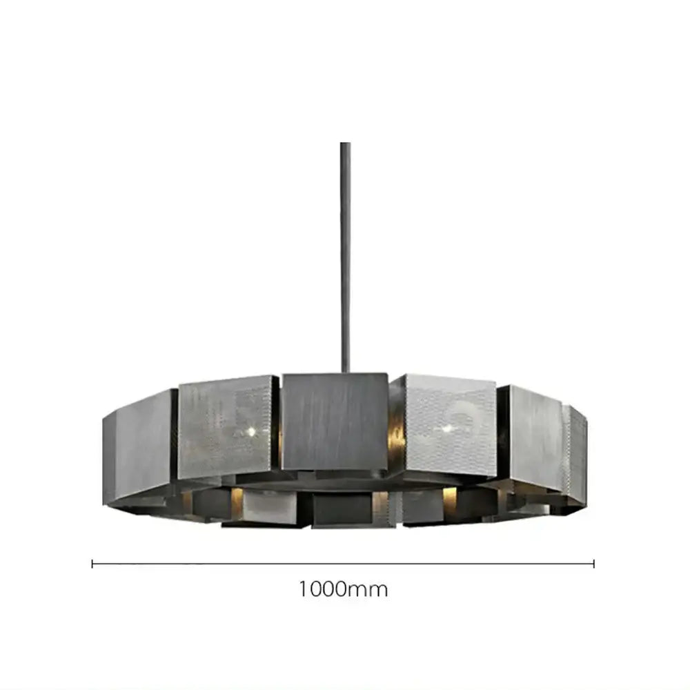 DecorBites™ Black Metal Pendant Lights: Stylish LED Luxury Hanging Lamp for Home Decoration