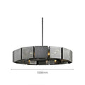 DecorBites™ Black Metal Pendant Lights: Stylish LED Luxury Hanging Lamp for Home Decoration