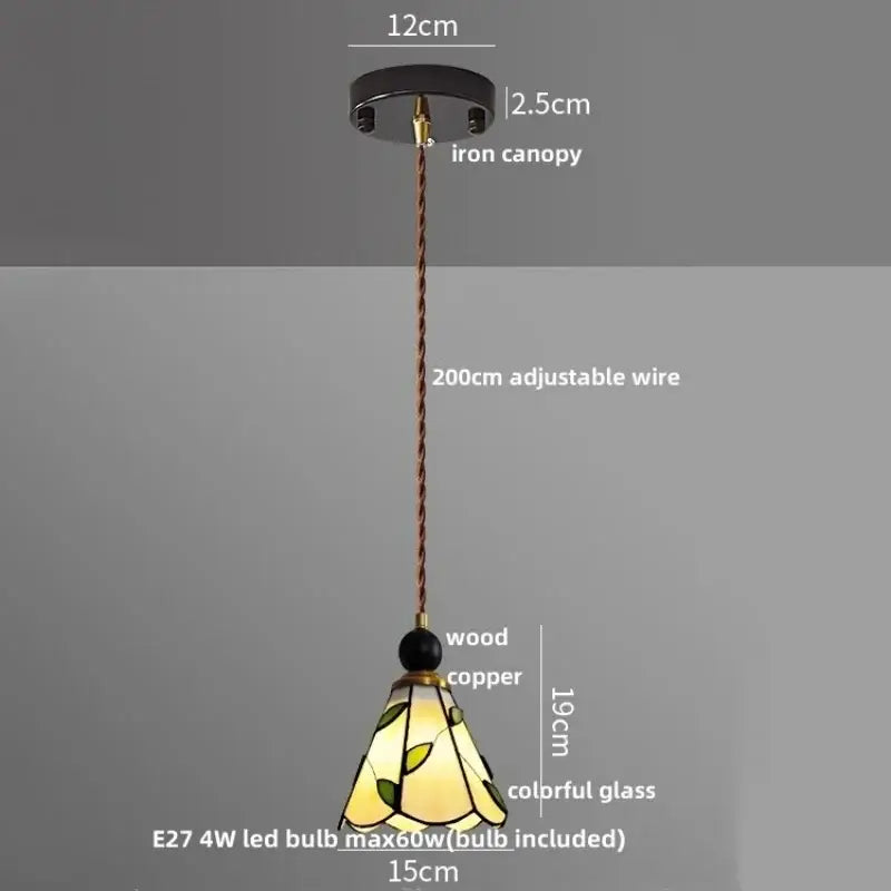 Geometric brass and clear glass led pendant light dining room