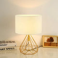 DecorBites™ Linen Fabric LED Table Lamp Creative Gift Night Lamp
