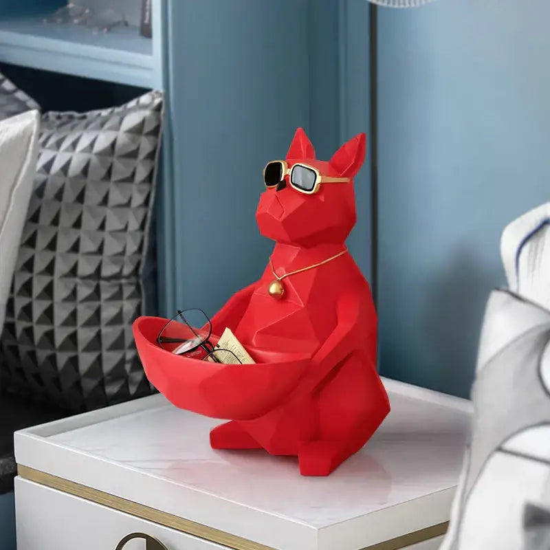 DecorBites™ Cool Cat Resin Figurine Table Statue Decor Sculpture Ornamental Figurines