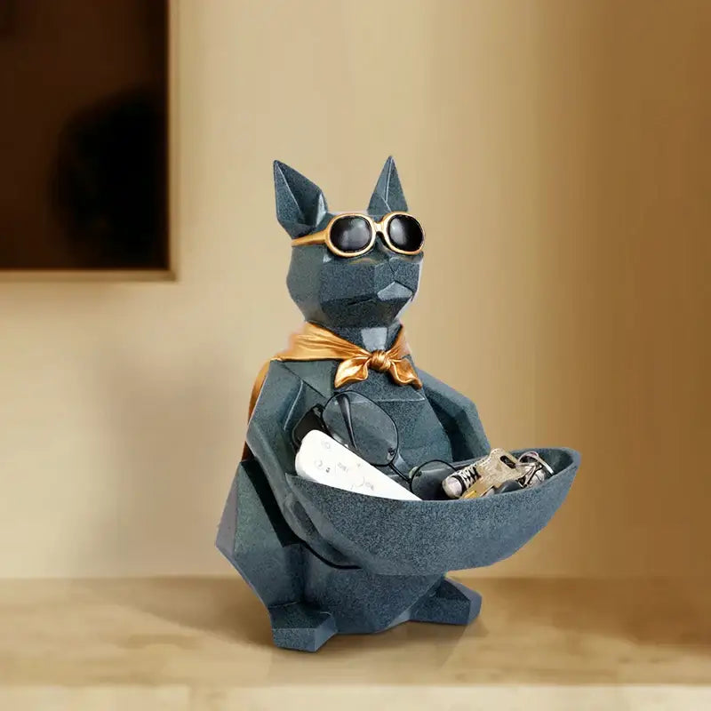 DecorBites™ Cool Cat Resin Figurine Table Statue Decor Sculpture Ornamental Figurines