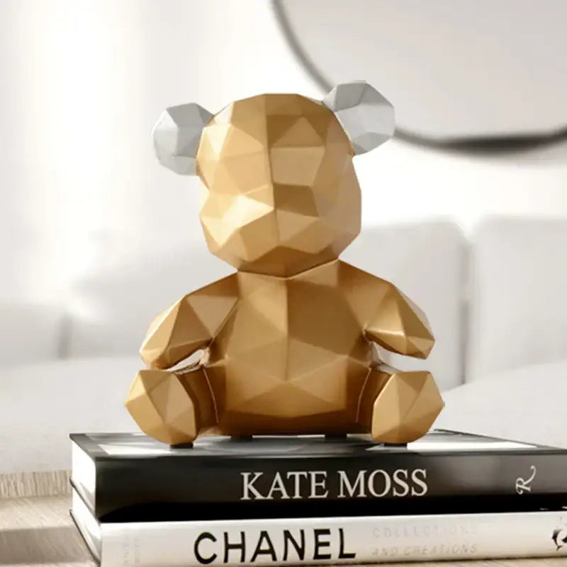 DecorBites™ Bear Figurine Resin Sculpture Ornament Home Office Garden Gift