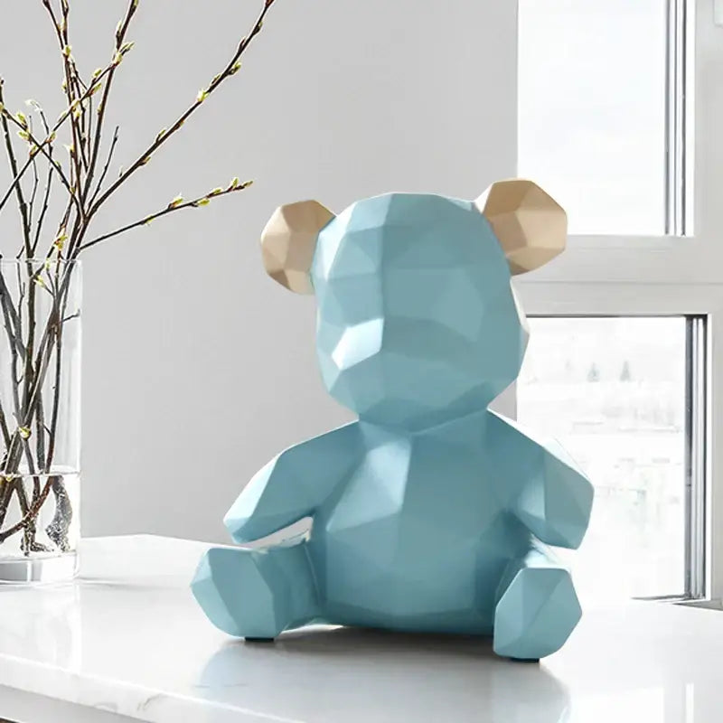 DecorBites™ Bear Figurine Resin Sculpture Ornament Home Office Garden Gift