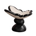 Geometric resin tray black & white butterfly bowl dining room storage