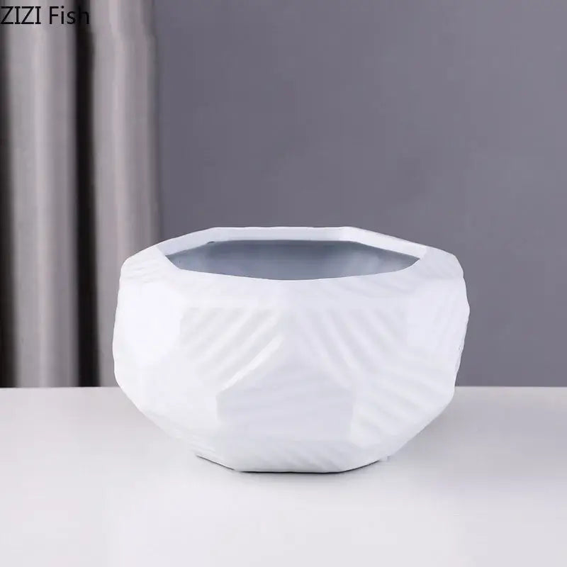 DecorBites™ Ceramic Vase Modern Decor Ornaments Pot Plants Flower Arrangement Ornamental Decor vase