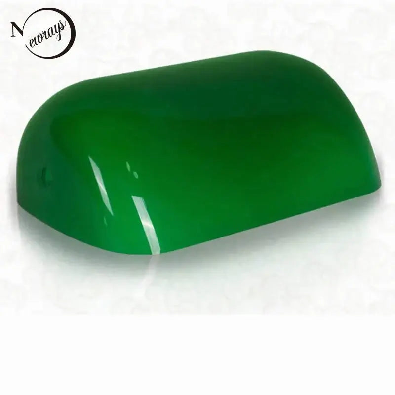 DecorBites™ Glass Banker Lamp Cover - Elegant Lampshade in Green/Blue/Amber/White