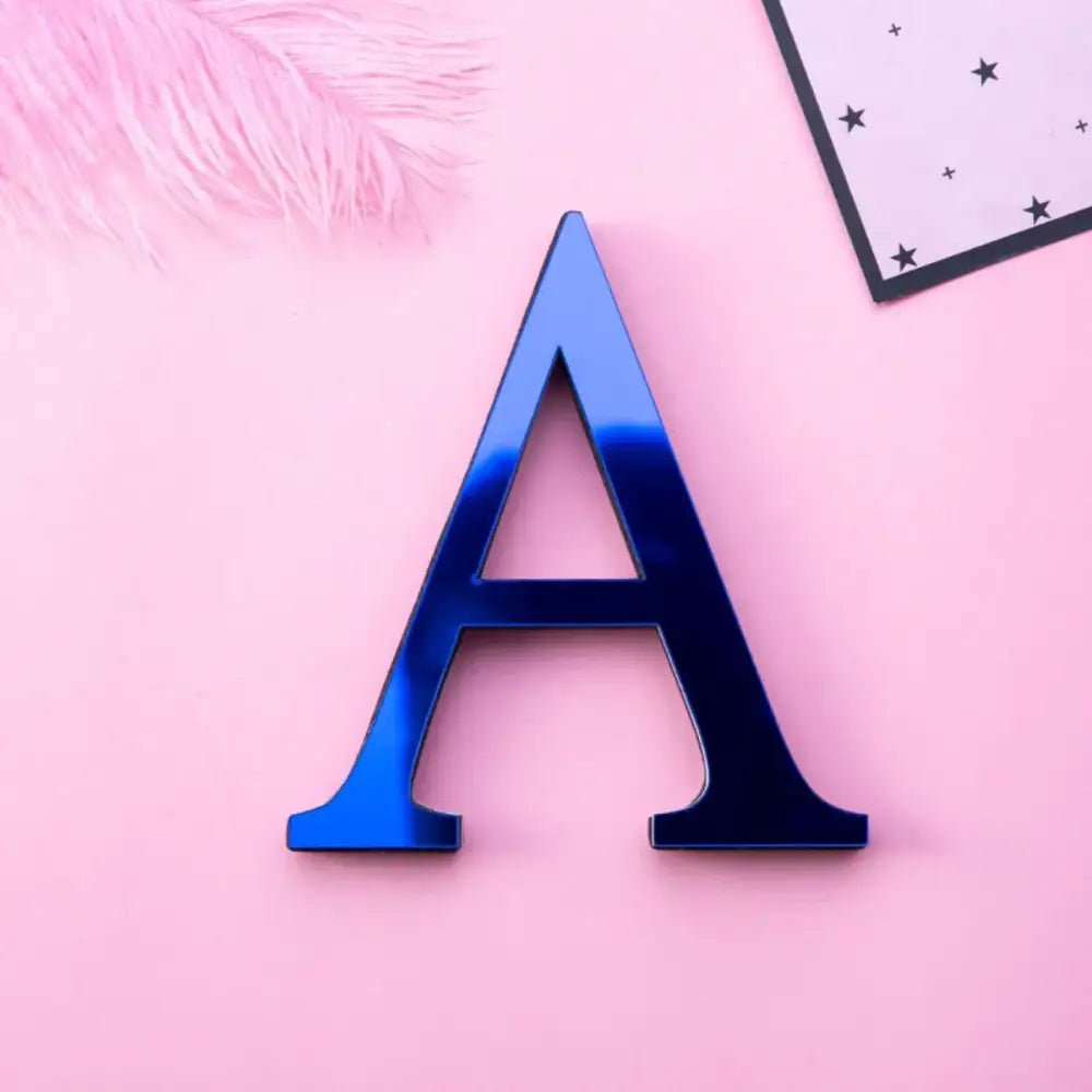 DecorBites™ 3D Mirror Alphabet Letters Wall Decor for Home, Parties, and Weddings