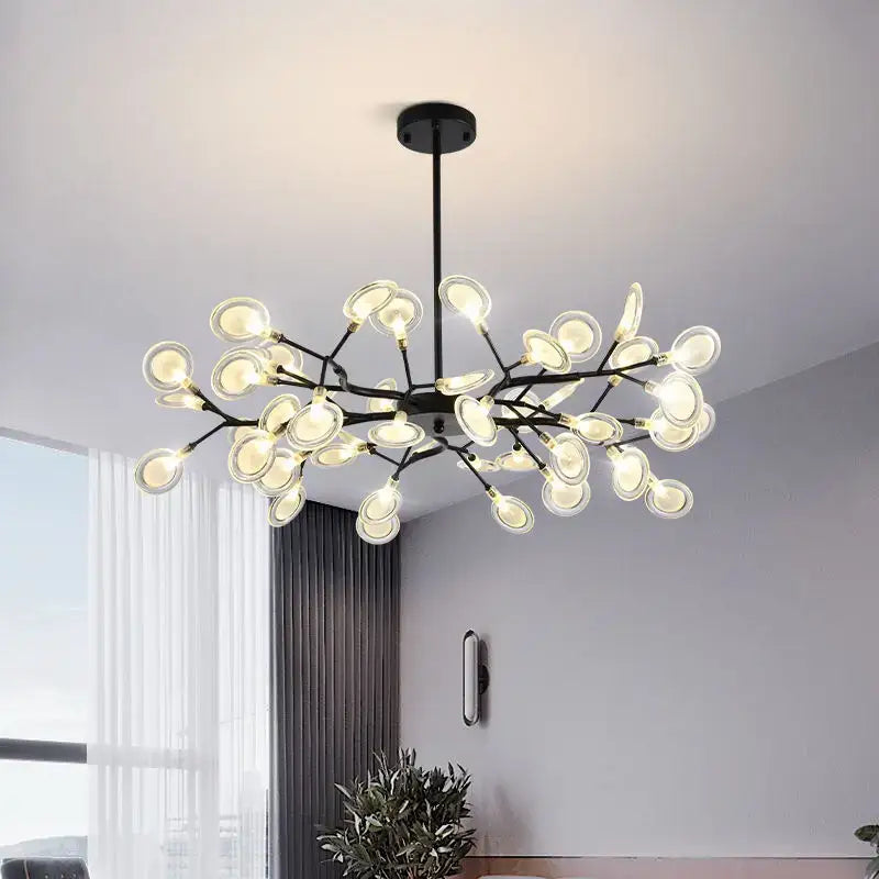 DecorBites™ Branch Shape Firefly Ceiling Chandelier G4 Led Lighting Indoor Hanging Lamp