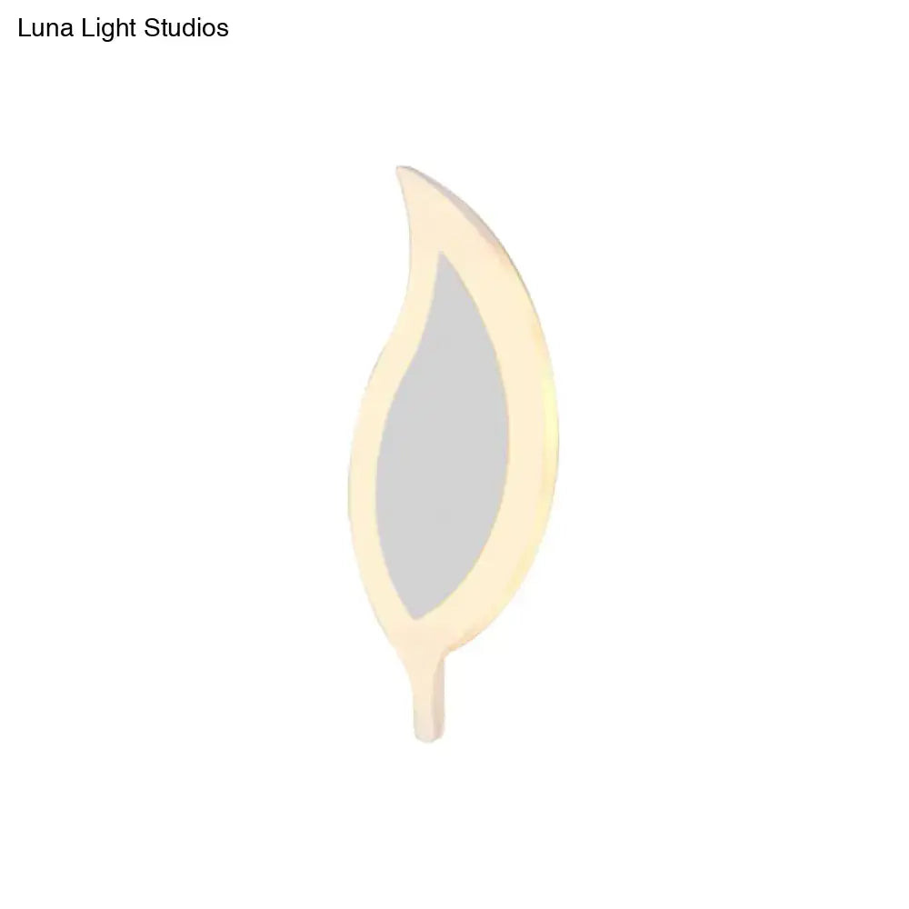 Gold & brown crescent led wall light – children’s bedroom sconce